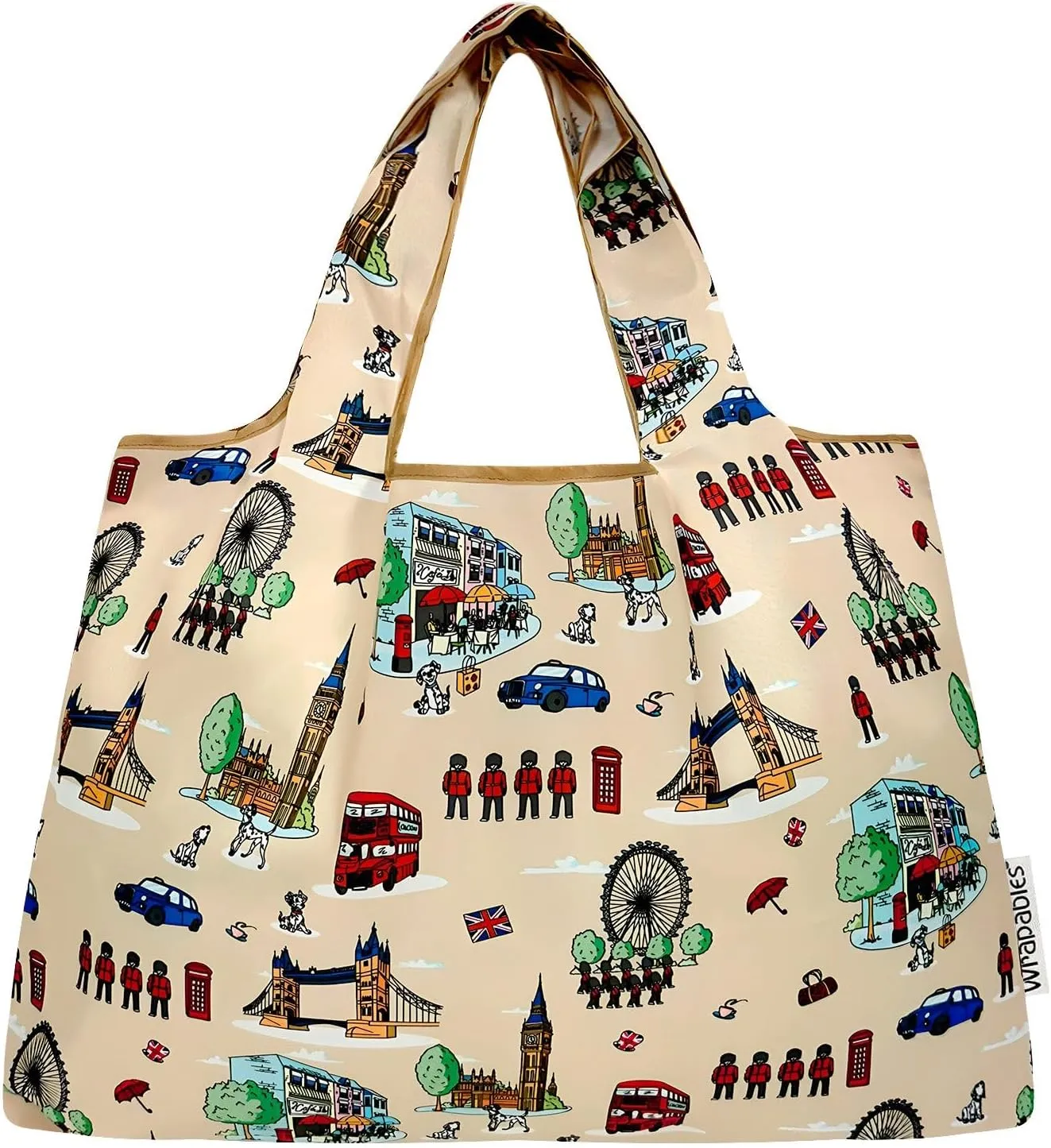allydrew Large Foldable Tote Nylon Reusable Grocery Bags