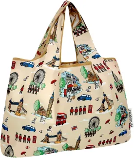 allydrew Large Foldable Tote Nylon Reusable Grocery Bags