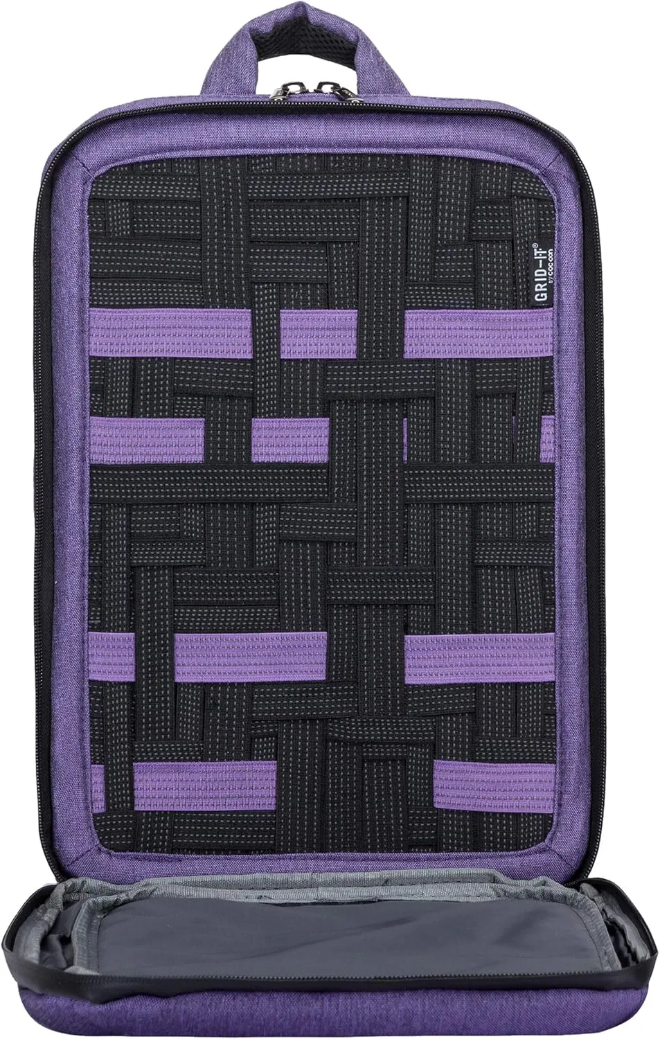 Cocoon Innovations MCP3401PR Slim 15" Backpack with Built-in Grid-IT! Accessory Organizer (Purple)