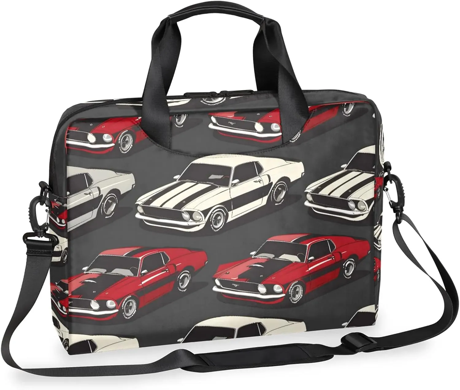 Cool Cars Laptop Bag 15.6 Inch Waterproof Laptop Sleeve Case with Shoulder Straps Computer Case Cover Slim Briefcase for Men and Women