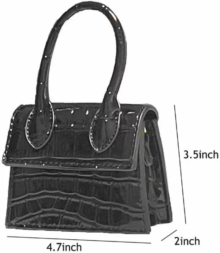 Cute Purse Mini Crossbody Bags for Women Top Handle Clutch Handbag