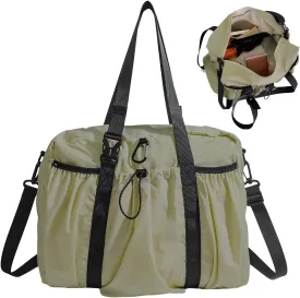 Drawstring Bucket Bag Nylon Crossbody Tote Bag Handbags for Women