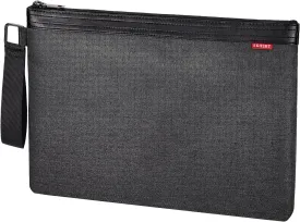 ECHSRT File Folder Document Organizer for Travel, Document Bag Zipper Pouch for Men & Women Black