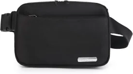 Fanny Pack for Women Man, Fashion Water Resistant Waist Packs, Crossbody Belt Bag with Adjustable Strap,Black