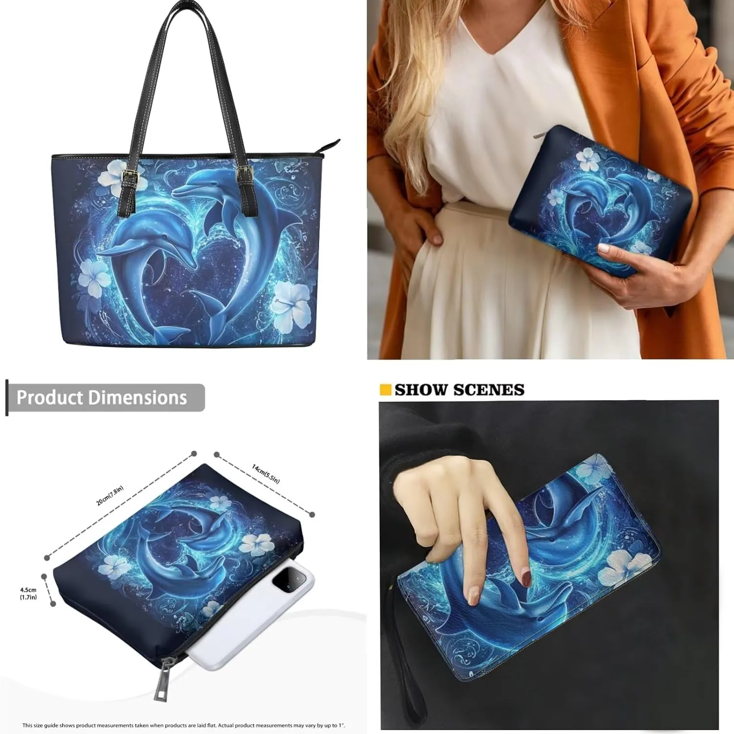 Fashion Handbags for Women Shoulder Bags Tote Satchel Hobo 3pcs