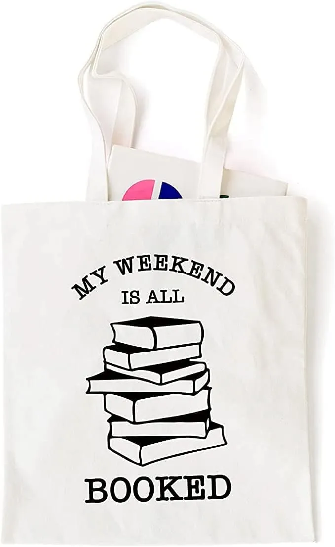 Fokongna Girls Trip Big Sister book lovers Retirement Travel Gifts Canvas Tote Bag Reusable Tote Bag for Girls Sister