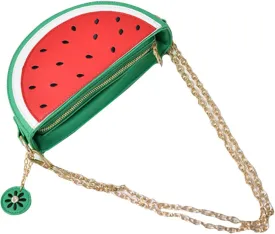 Goclothod Handbag Cute Fruit Crossbody Bag Weave Summer Beach Shoulder Bag
