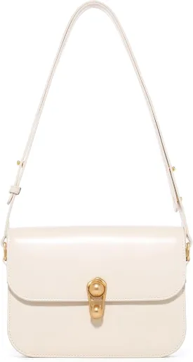 LA'FESTIN Leather Purse Small Bags For Women: Black Shoulder Handbags Crossbody Bag