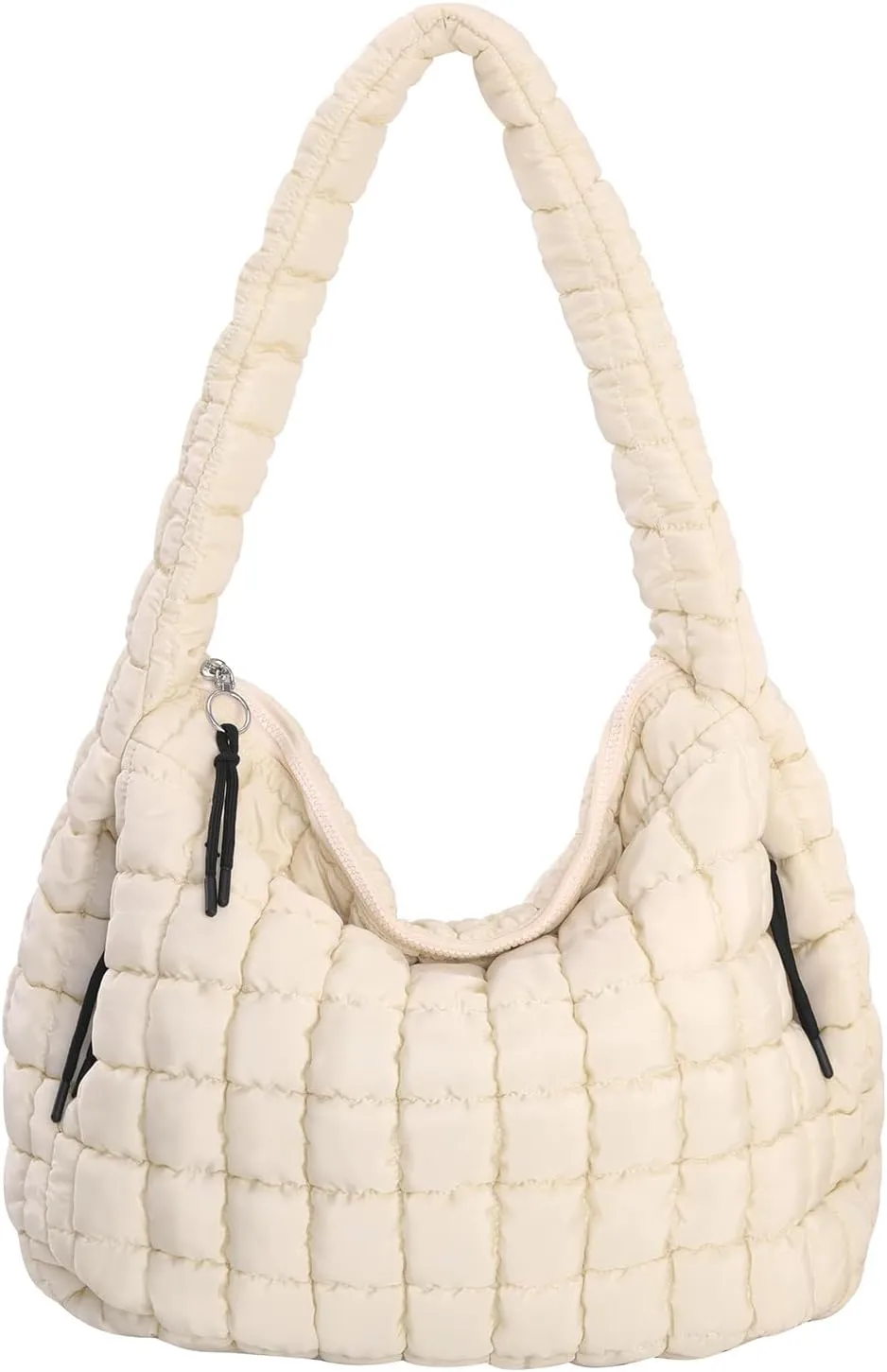 Puffer Tote Bag for Women Large Quilted Carryall Bag Soft Puffy Crossbody Lightweight Shoulder Handbags Work Travel