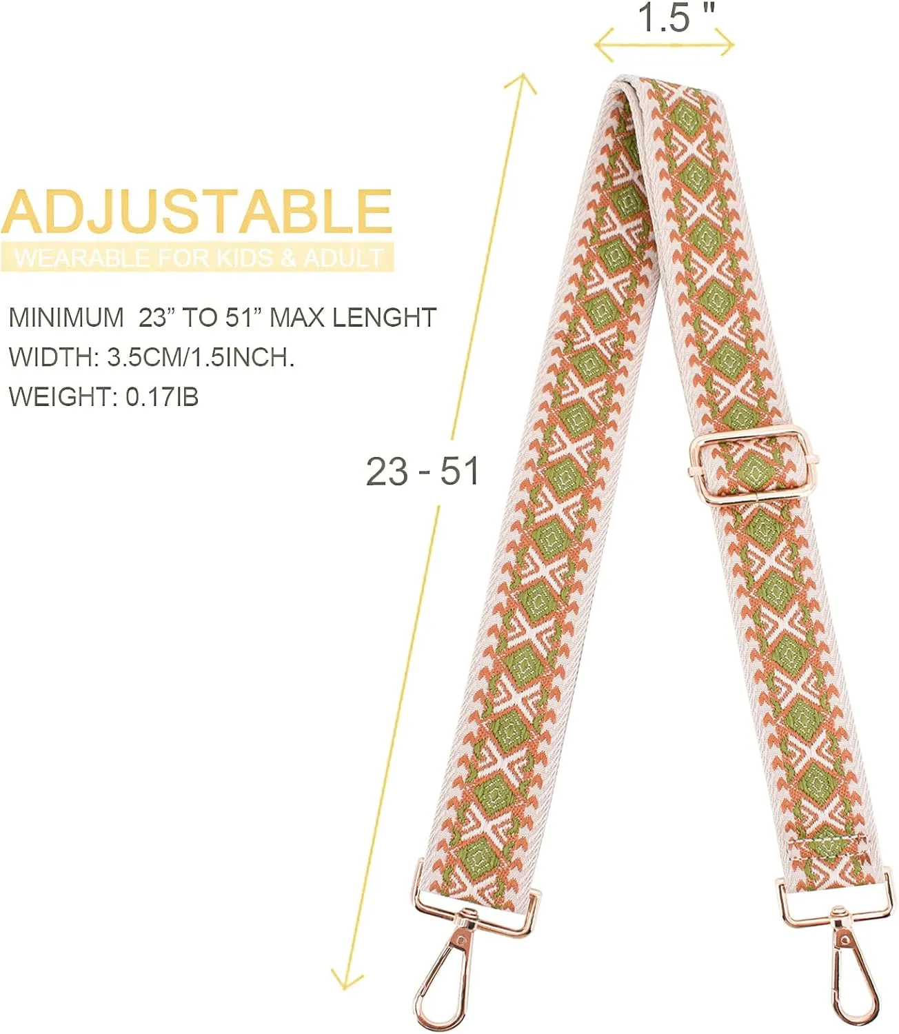 Replacement Purse Strap Shoulder Strap Adjustable Crossbody Strap for Women Crossbody Wide Shoulder Bag