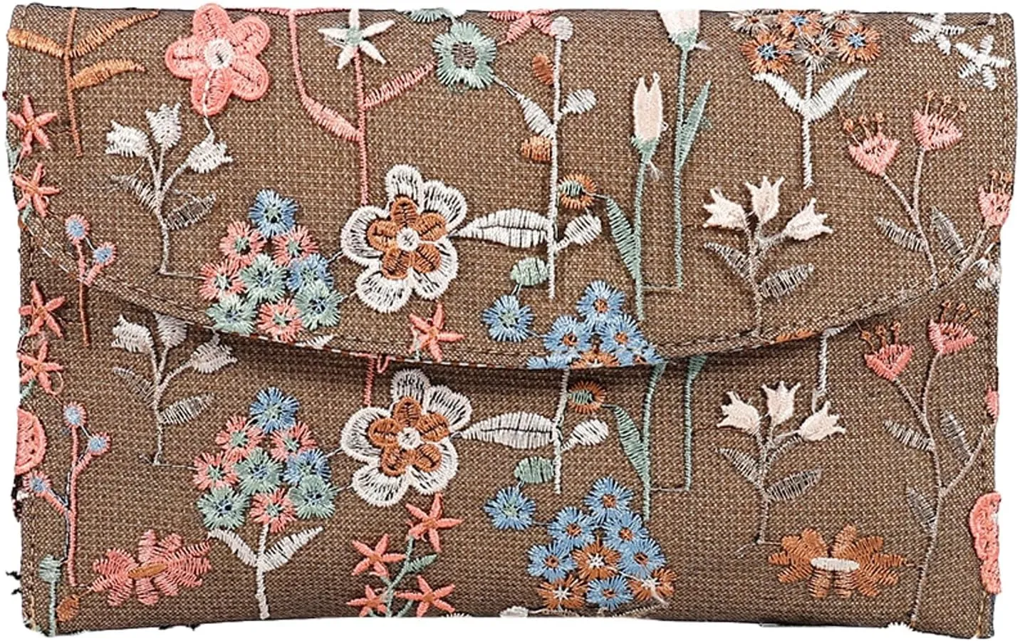 Sequin Embroidered Floral Clutch Purse Women Summer Beaded Blue Envelope Bag Wedding Evening Events Party