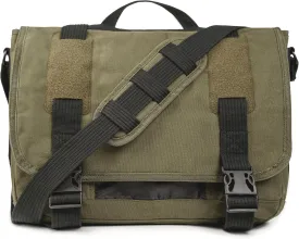 Sweetbriar Classic Premium Messenger Bag with Laptop Compartment - Canvas Bag Fits up to 17" Laptops