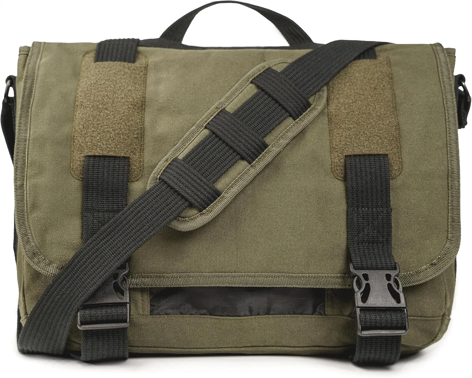 Sweetbriar Classic Premium Messenger Bag with Laptop Compartment - Canvas Bag Fits up to 17" Laptops