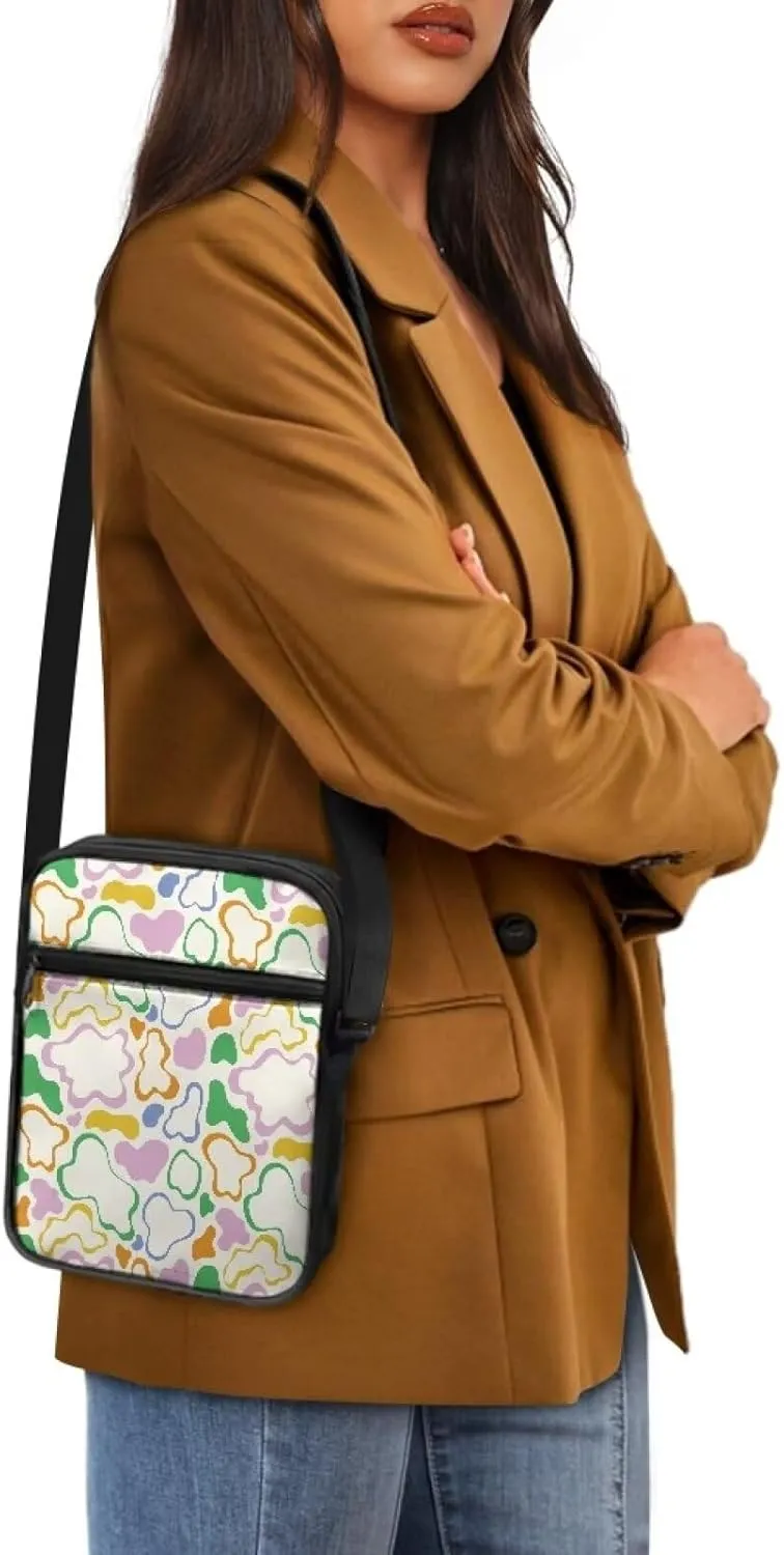 TODIYADDU Shoulder Bag for Women Crossbody Sling Bag Fashion Messenger Bag Small Cell Phone Purse Holder Wallet Nice Gifts