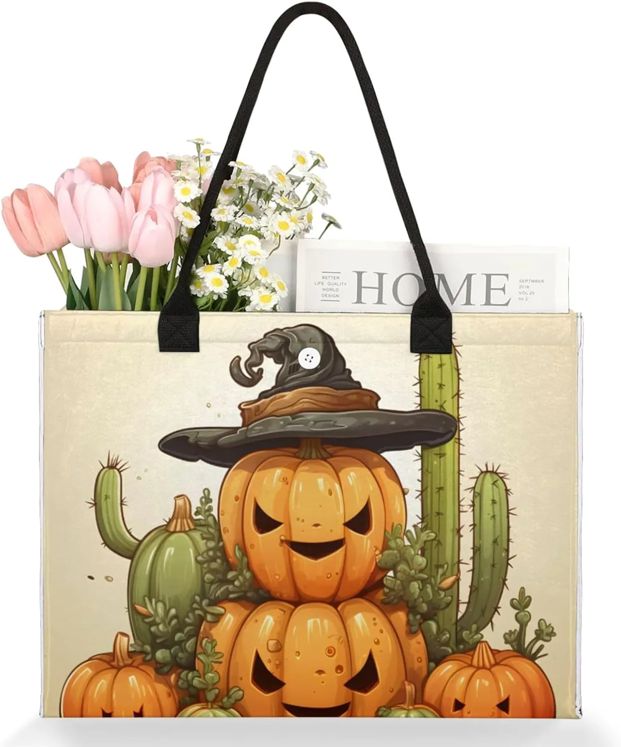 Tote Bag for Women Reusable Canvas Shoulder Bag