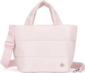 WESTBRONCO Small Puffer Bag Quilted Crossbody Bags for Women Puffy Purse Nylon Shoulder Handbag with Adjustable Strap