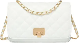 Women Leather Shoulder Bag Fashion Clutch Handbag Quilted Designer Crossbody Bag with Chain Strap