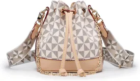 Women's Crossbody Bag PU Leather Shoulder Bag Dumpling Bag With Two Adjustable Shoulder Straps